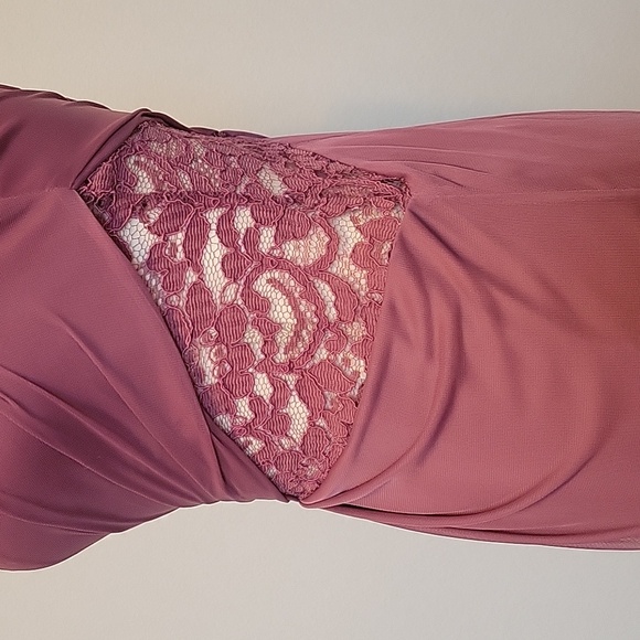 Celebrate DB Studio Mauve Long Dress, Size 4 - Picture 5 of 10